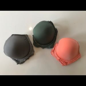 Victoria Secret Dream Angels Lined Demi Bras 32DDD